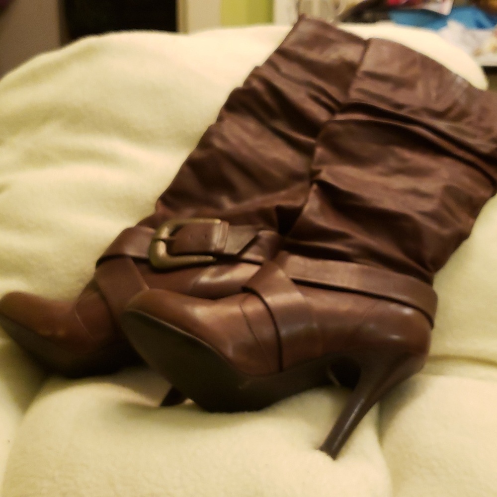 INC International Concepts  Leather  Knee High 6.5